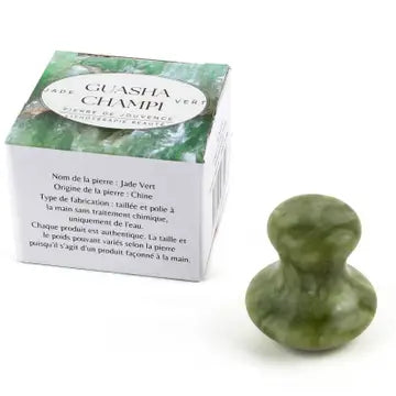 Gua Sha Mushroom - Green Jade