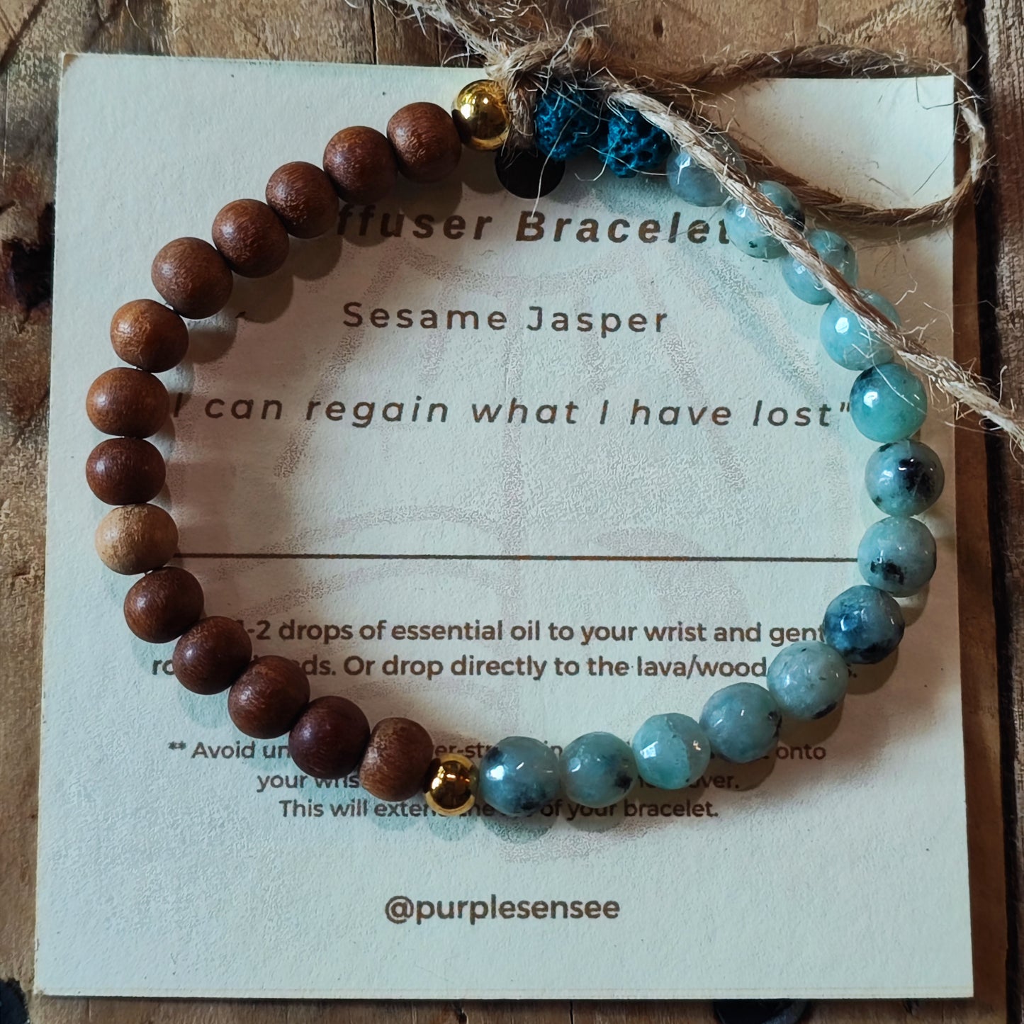 Intentional Diffuser Bracelets