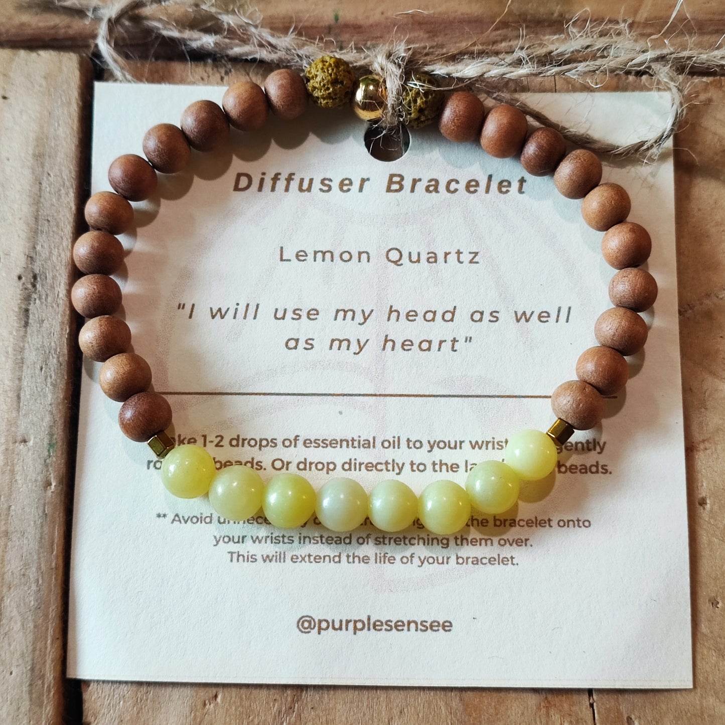 Intentional Diffuser Bracelets