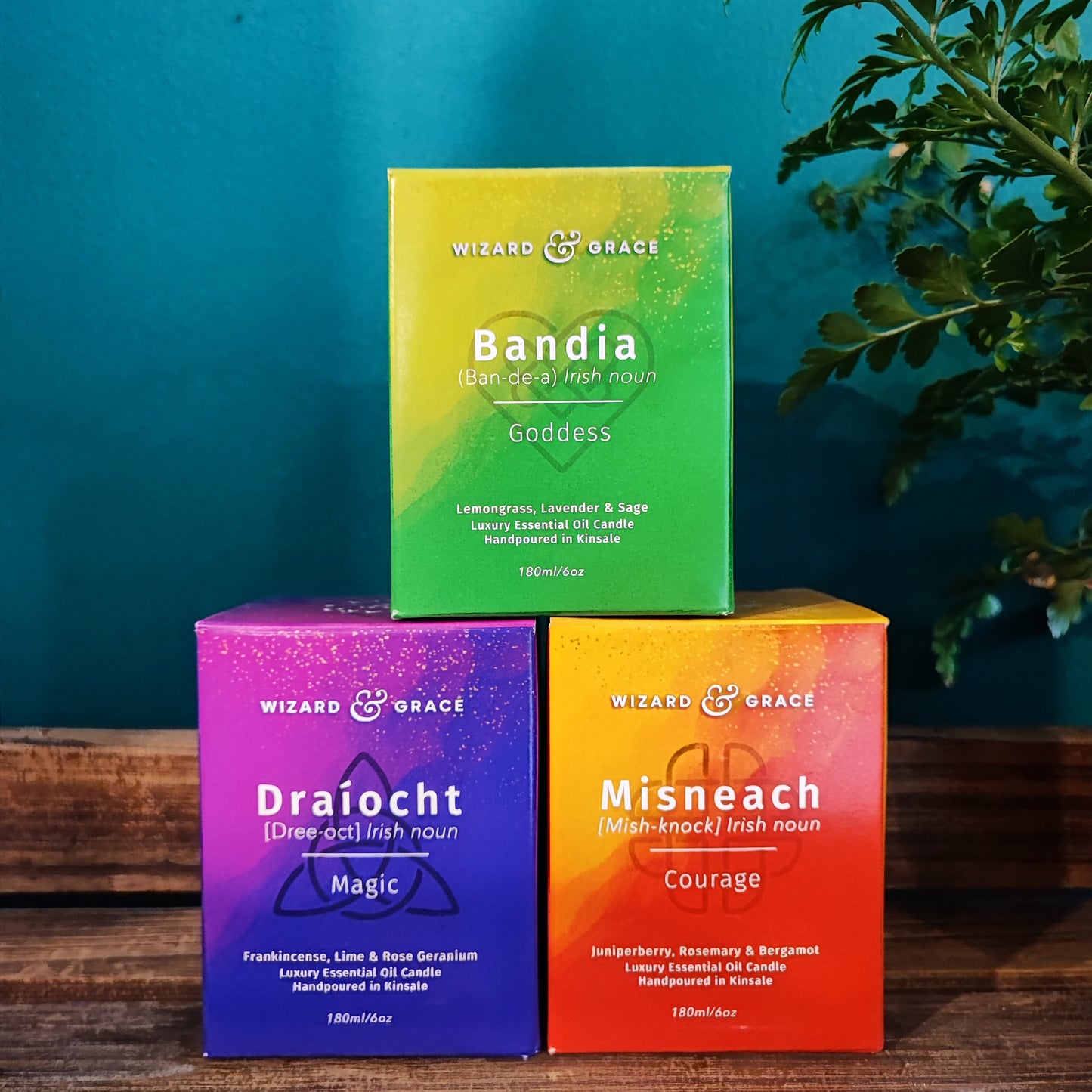 Candle "Misneach" Courage Essential Oils