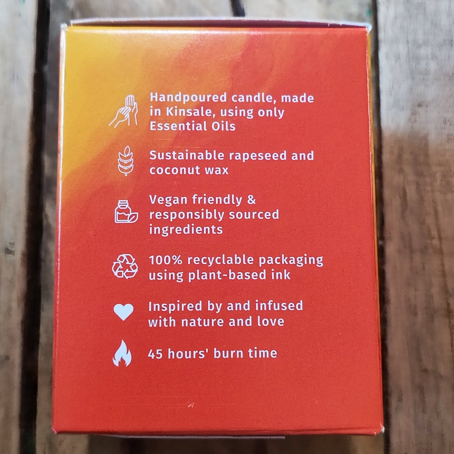 Candle "Misneach" Courage Essential Oils
