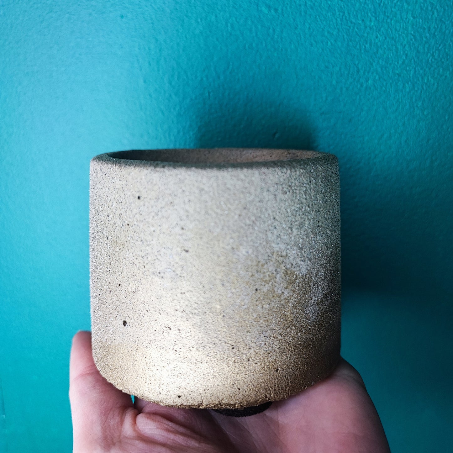 Handpainted Mini Concrete Pots