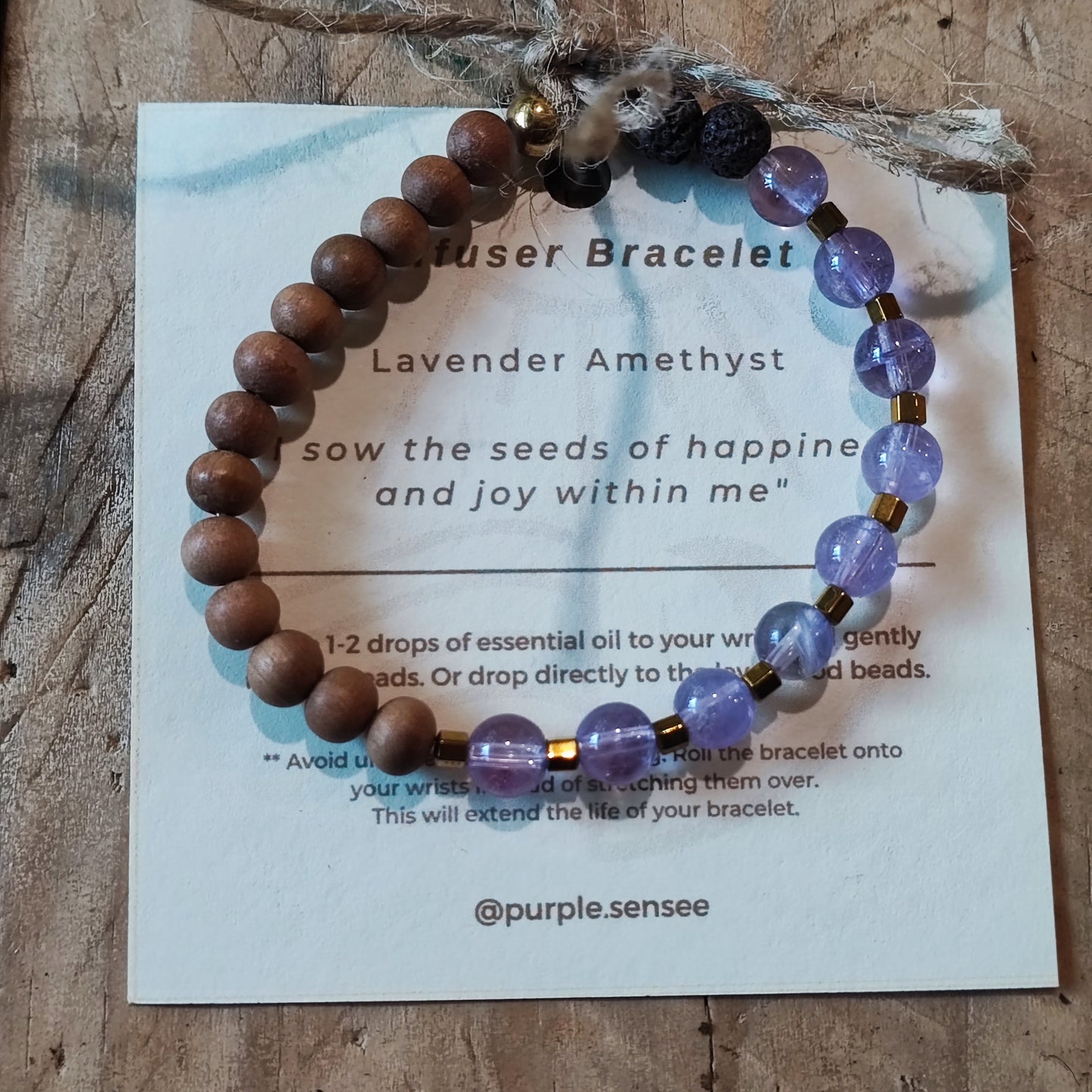 Intentional Diffuser Bracelets