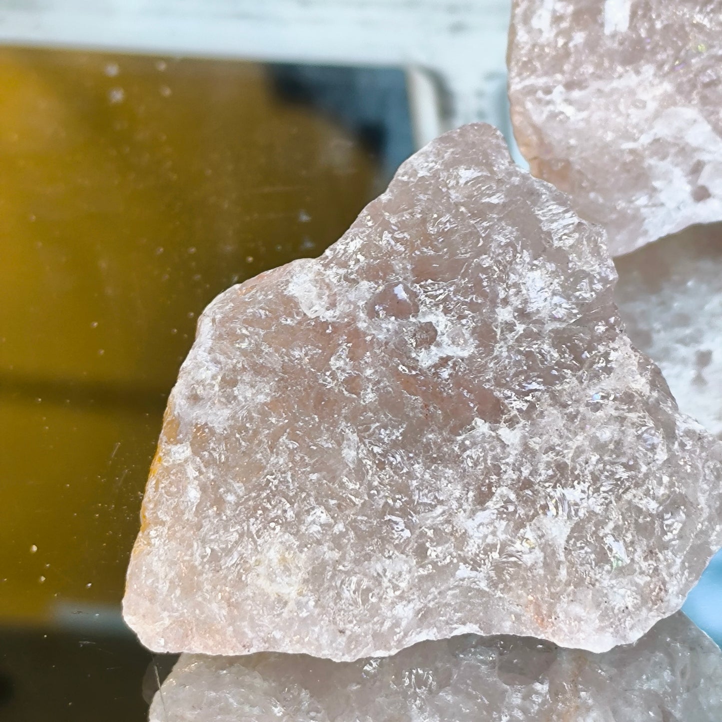 Strawberry Quartz Raw Pieces