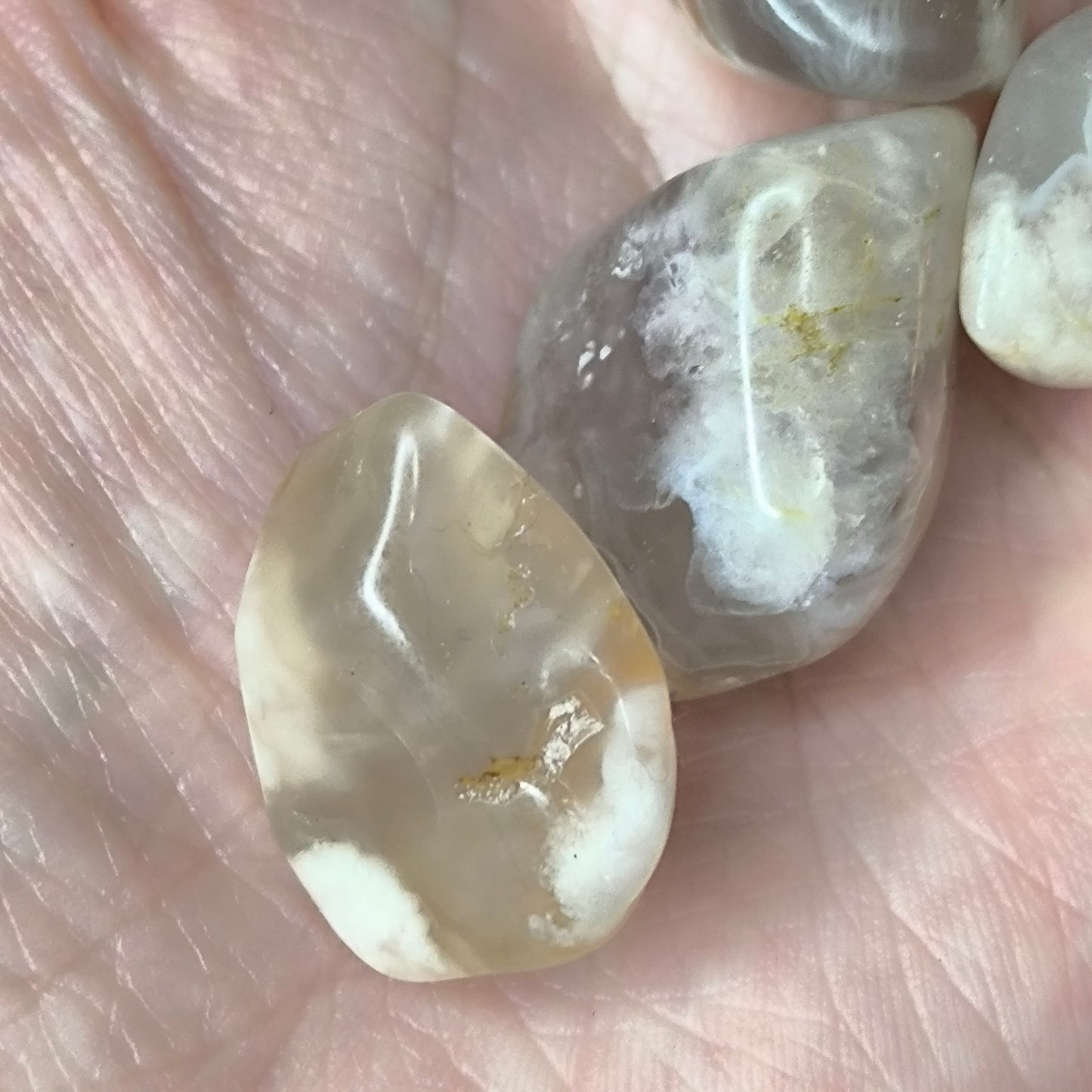 Flower Agate Tumbles