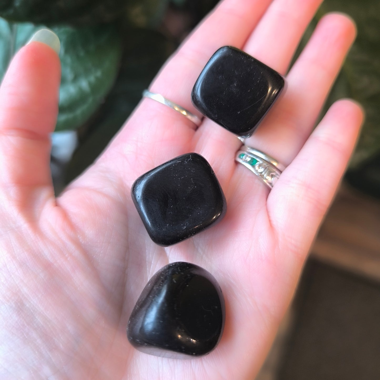 Black Obsidian Tumbles