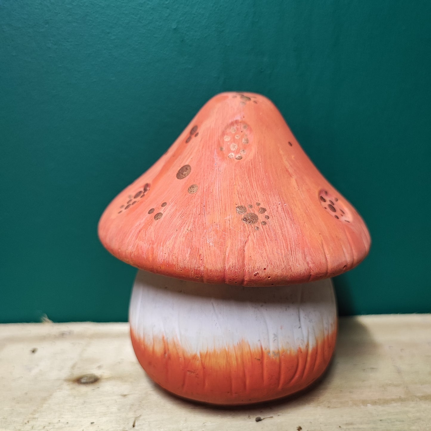 Concrete Mushroom Trinket Box