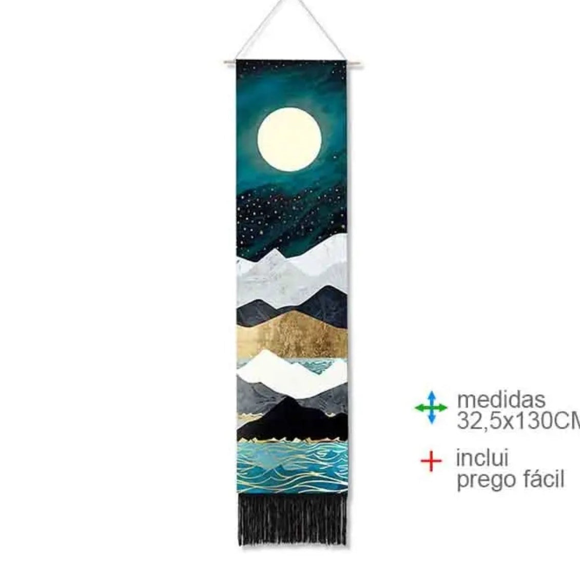 Sun/Moon Cotton Wall Hangs