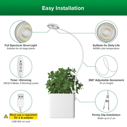 Grow Light 1 Head Clip