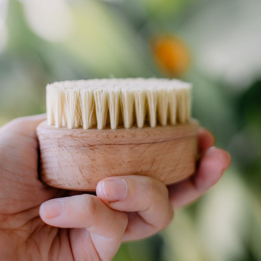 Massage Brush with Coconut Bristles