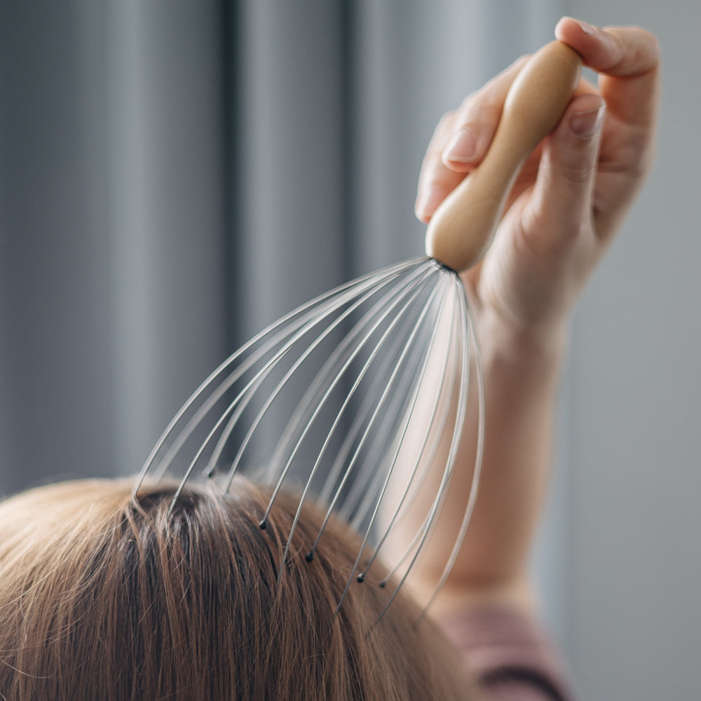 Head Massager - Bamboo