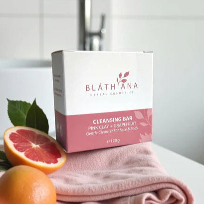Pink Clay and Grapefruit Cleansing Bar