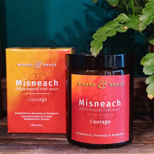Candle "Misneach" Courage Essential Oils
