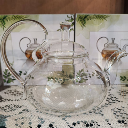 Teapot Glass with Filter- Herbal Tea