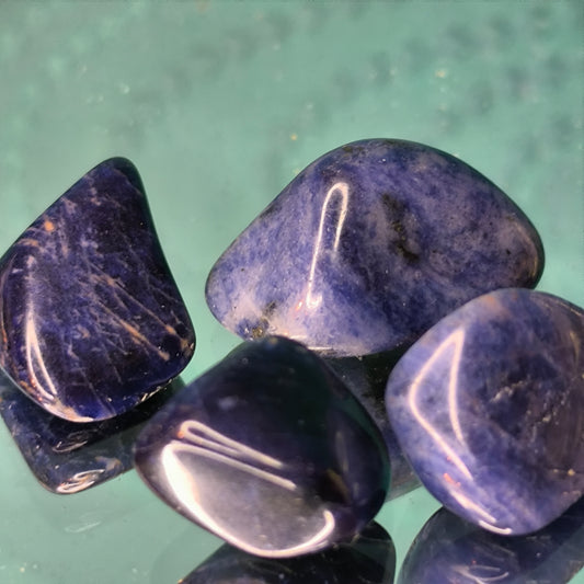 Sodalite tumbles