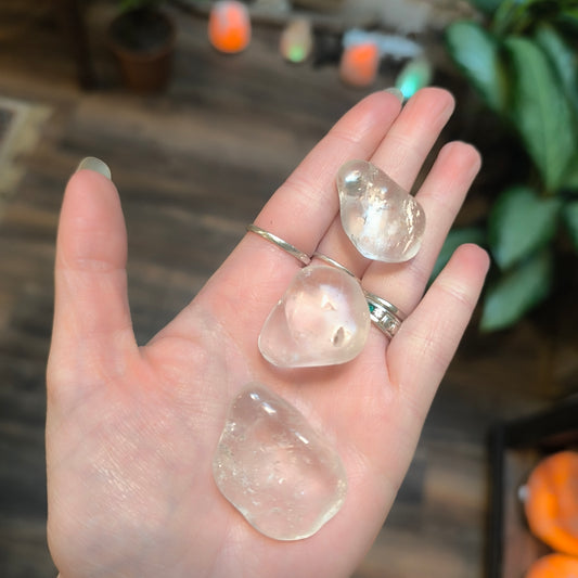 Clear Quartz Tumbles