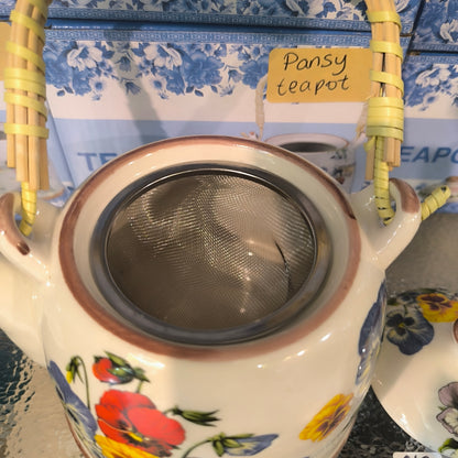 Ceramic Teapots with Strainer