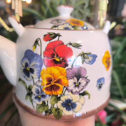 Ceramic Teapots with Strainer