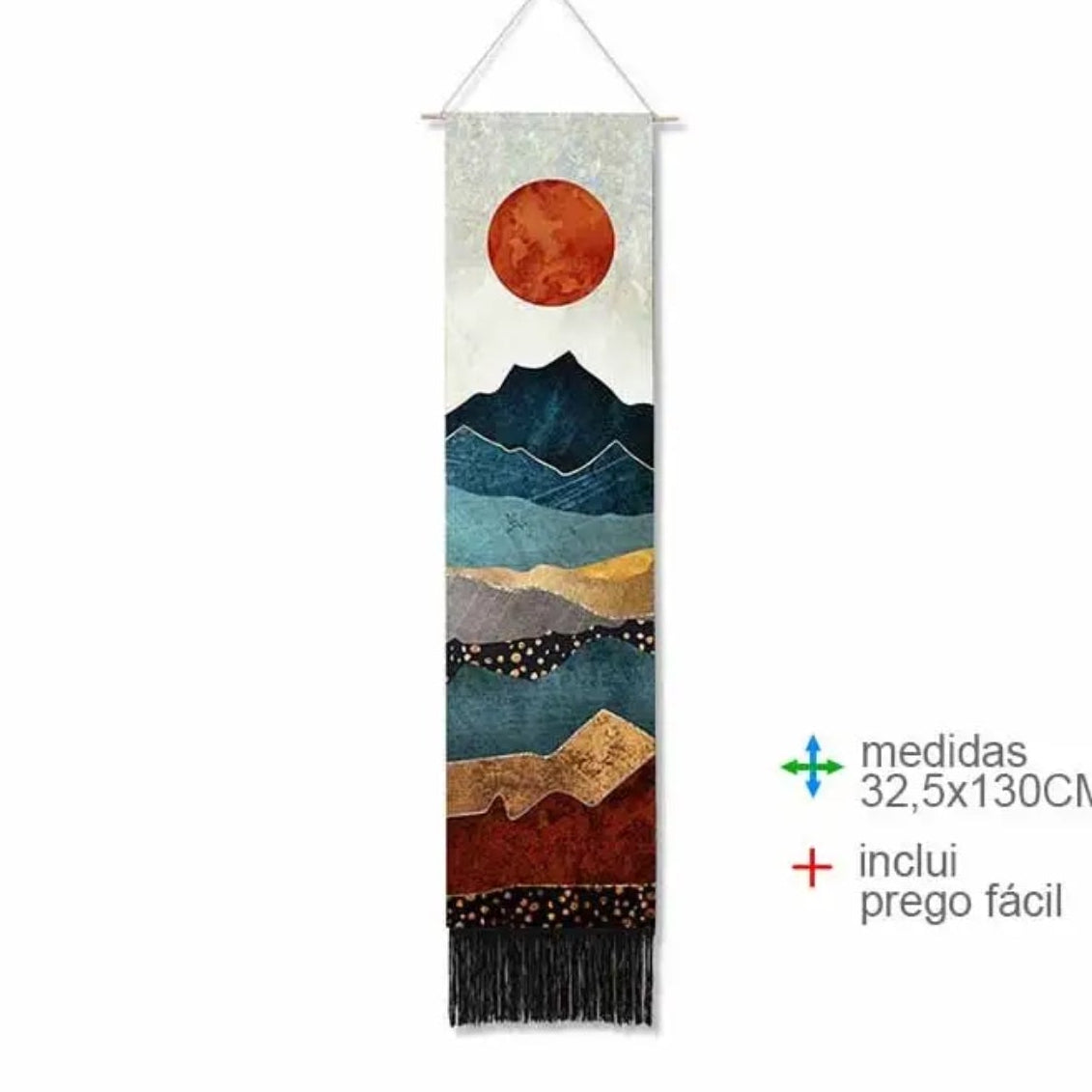 Sun/Moon Cotton Wall Hangs