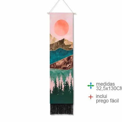 Sun/Moon Cotton Wall Hangs