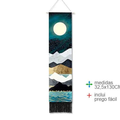 Sun/Moon Cotton Wall Hangs