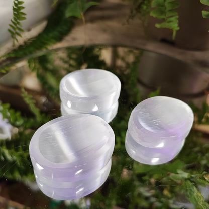 Selenite Worry Stones