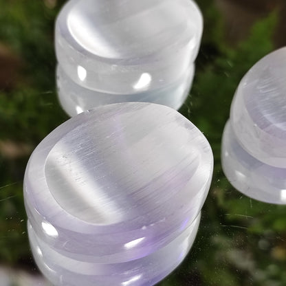 Selenite Worry Stones