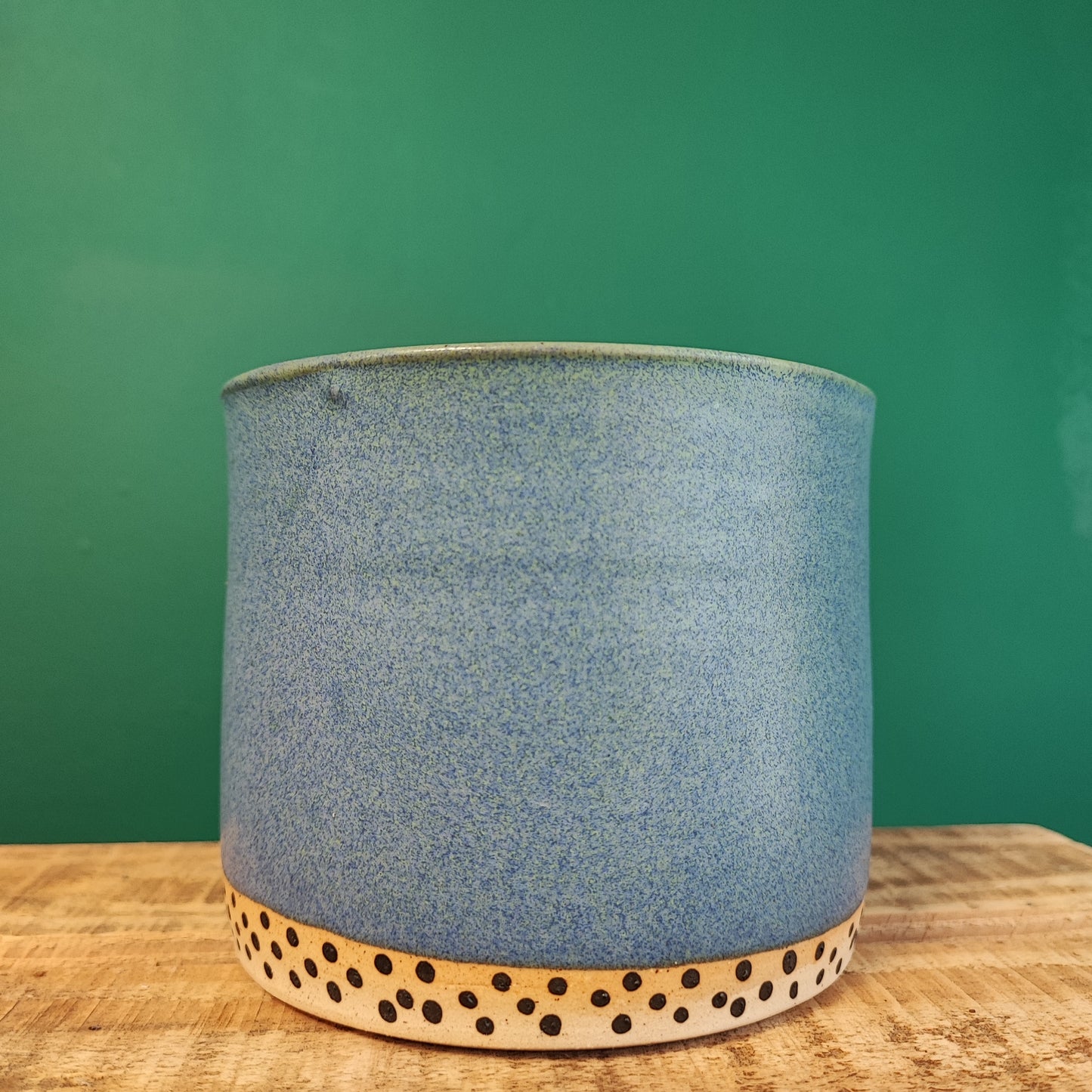 Pottery Handmade - Spots and Calm Blue